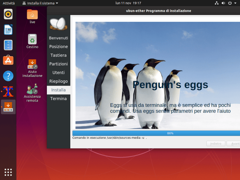 penguins eggs utilitario para criar sua propria distribuicao linux
